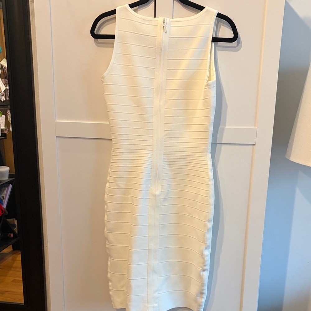 Dress the Population Cream Midi Dress - Picture 2 of 8